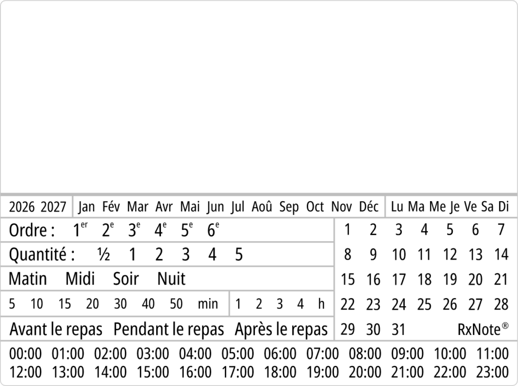 RxNote Suivi des médicaments – Grand