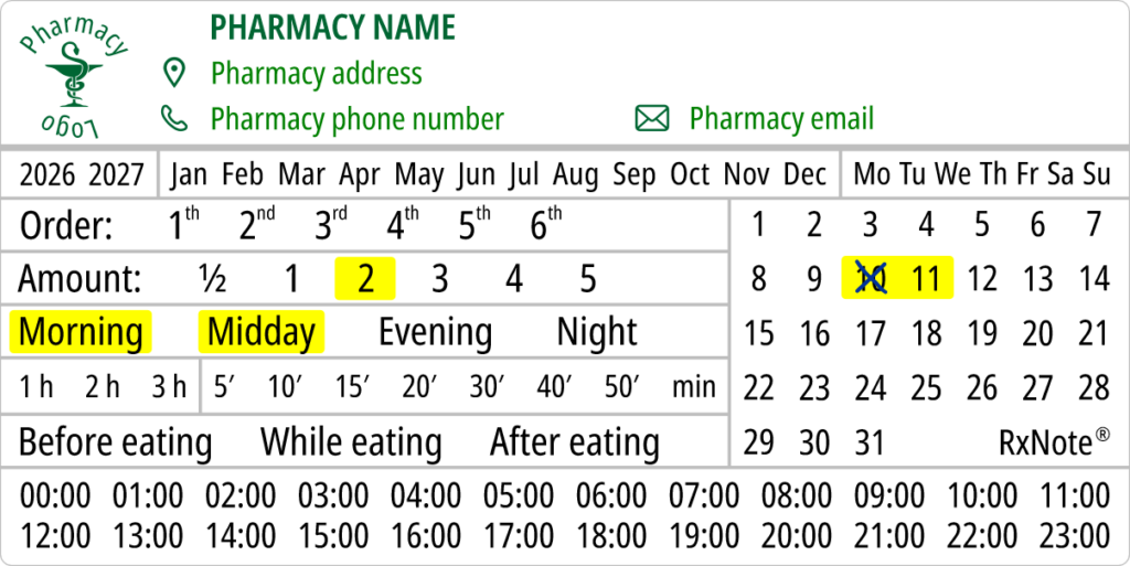 Medication dose tracking