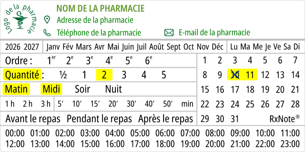 Suivi des prises de médicaments